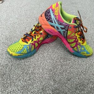 ASICS Women's Vibrant Athletic Shoes - Green, Orange, Blue